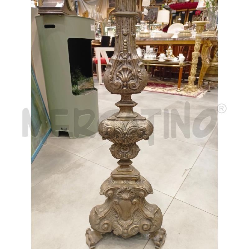 CANDELIERE METALLO RICCIOLI 3 PIEDI 137CM  | Mercatino dell'Usato Roma re di roma 2