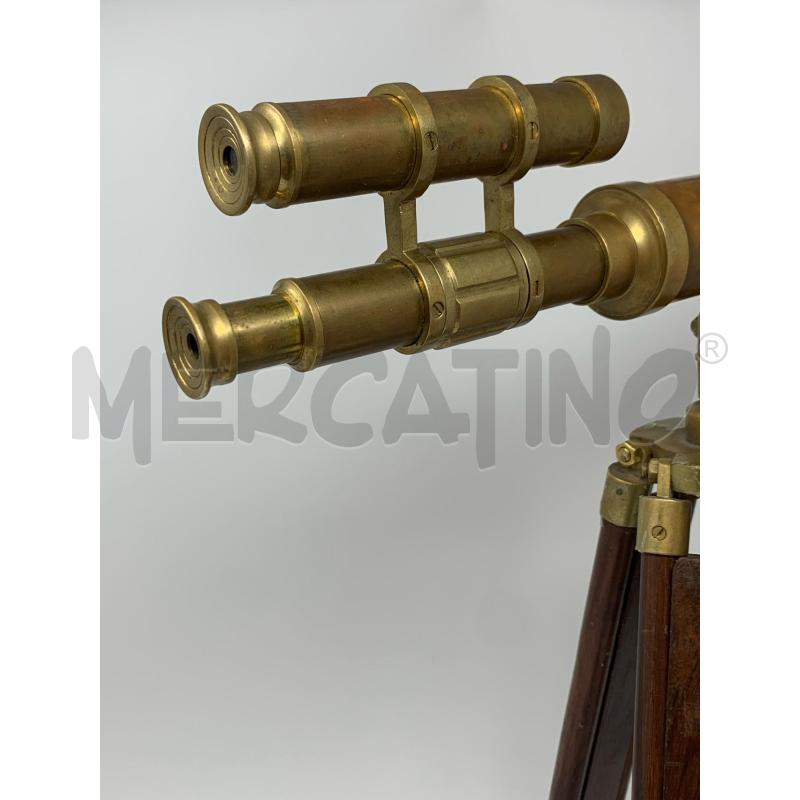 CANNOCCHIALE OTTONE RAME LEGNO DIFETT | Mercatino dell'Usato Roma re di roma 4
