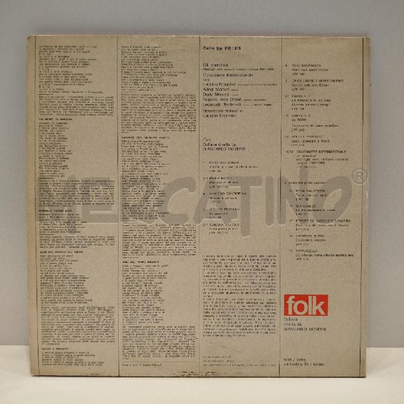 CANZONIERE INTERNAZIONALE GLI ANARCHICI 1864 1969 | Mercatino dell'Usato Roma re di roma 2