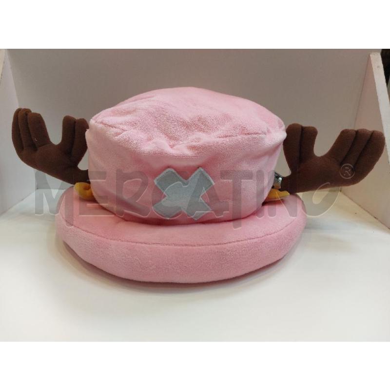 CAPELLO DI PELUCHE CHOPPER ONE PIECE  | Mercatino dell'Usato Roma re di roma 1
