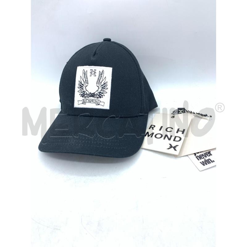 CAPPELLO RICHMOND NERO LOGO BIANCO | Mercatino dell'Usato Roma re di roma 1