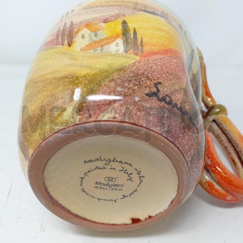 CARAFFA MODIOGLIANI CERAM DEC ALBERI MANICO ARANCIO | Mercatino dell'Usato Roma re di roma 5
