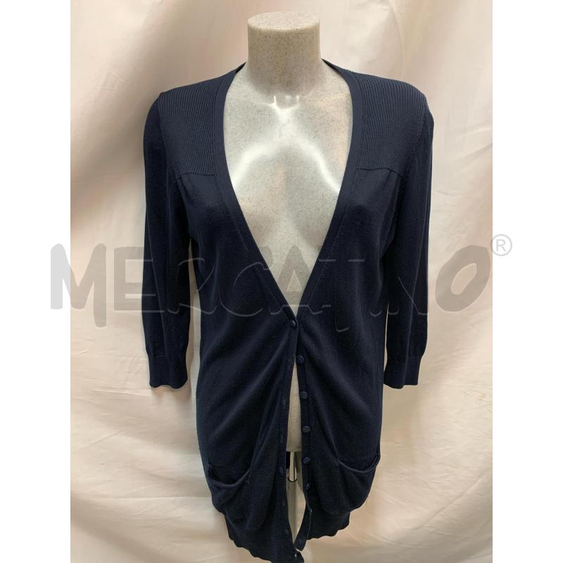 CARDIGAN DONNA WOOLRICH BLU COTONE  | Mercatino dell'Usato Roma re di roma 2