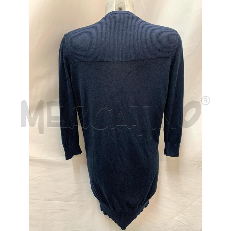 CARDIGAN DONNA WOOLRICH BLU COTONE  | Mercatino dell'Usato Roma re di roma 4