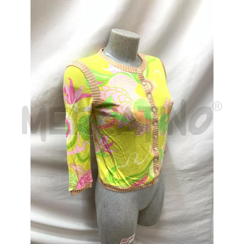 CARDIGAN DONNA  DOLCE & GABBANA GIALLO FIORI  | Mercatino dell'Usato Roma re di roma 2
