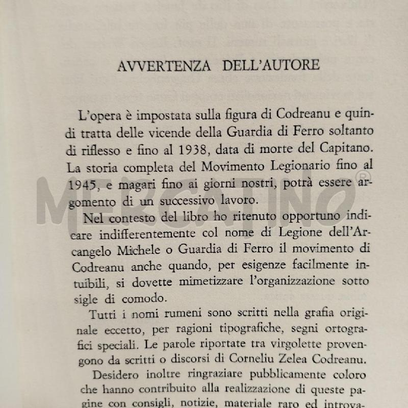 CARLO SBURLATI CODREANU IL CAPITANO EDIZIONI VOLPE 1970  | Mercatino dell'Usato Roma re di roma 5