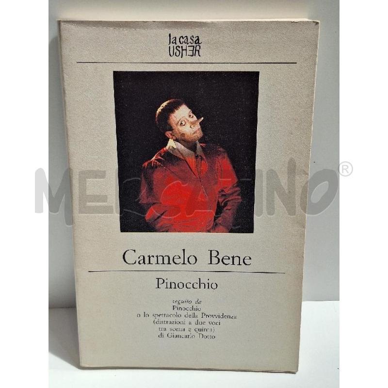 CARMELO BENE PINOCCHIO 1981 LA CASA USHER PRIMA EDIZIONE | Mercatino dell'Usato Roma re di roma 1