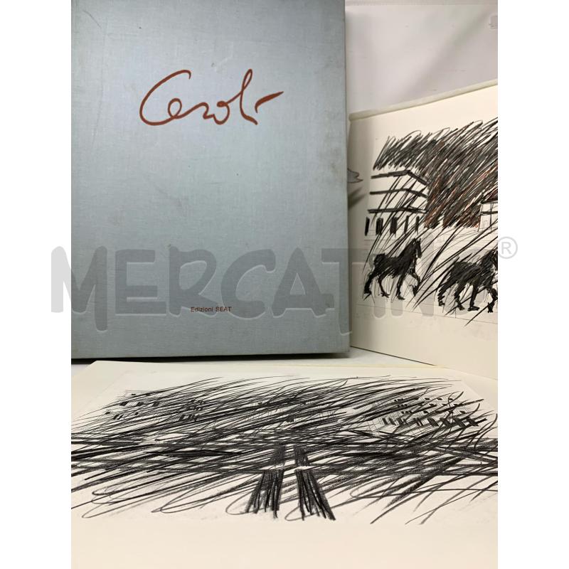 CARTELLA CEROLI EDIZIONI SEAT TESI CARMINE BENINCASA STAMPE TAVOLE  | Mercatino dell'Usato Roma re di roma 1