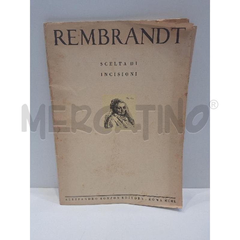 CARTELLA REMBRANDT SCELTA DI INCISIONI 1950 | Mercatino dell'Usato Roma re di roma 1