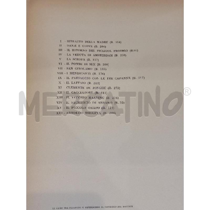 CARTELLA REMBRANDT SCELTA DI INCISIONI 1950 | Mercatino dell'Usato Roma re di roma 4