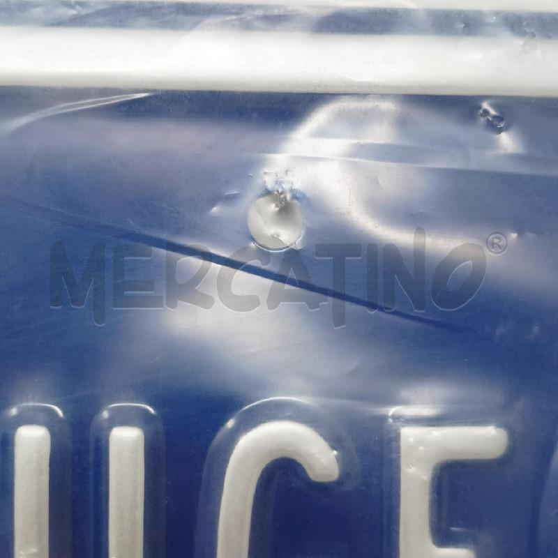 CARTELLO PEUGEOT PARKING ONLY BLU  | Mercatino dell'Usato Roma re di roma 5