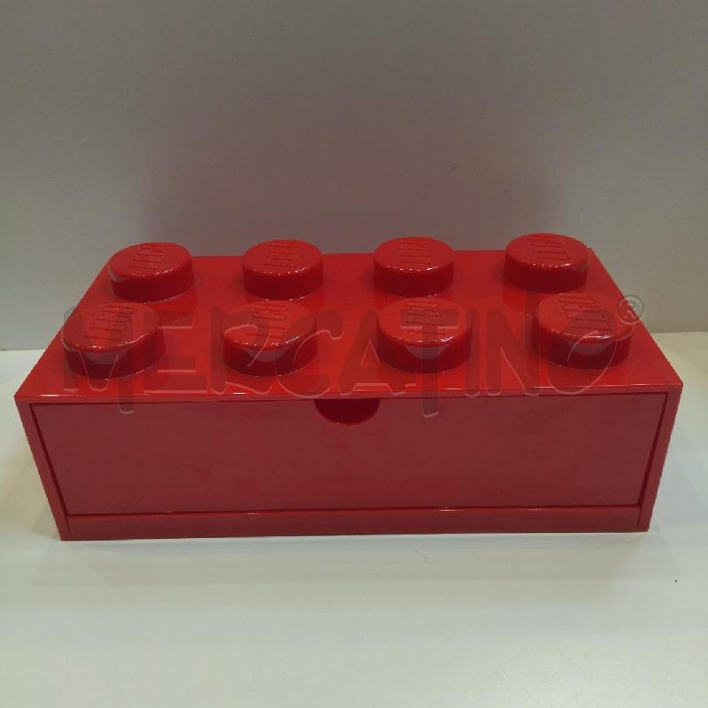 CASSETTO MATTONCINO LEGO ROSSO | Mercatino dell'Usato Roma re di roma 1
