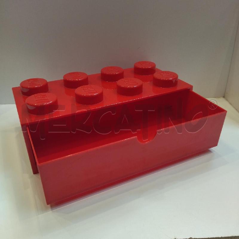 CASSETTO MATTONCINO LEGO ROSSO | Mercatino dell'Usato Roma re di roma 2