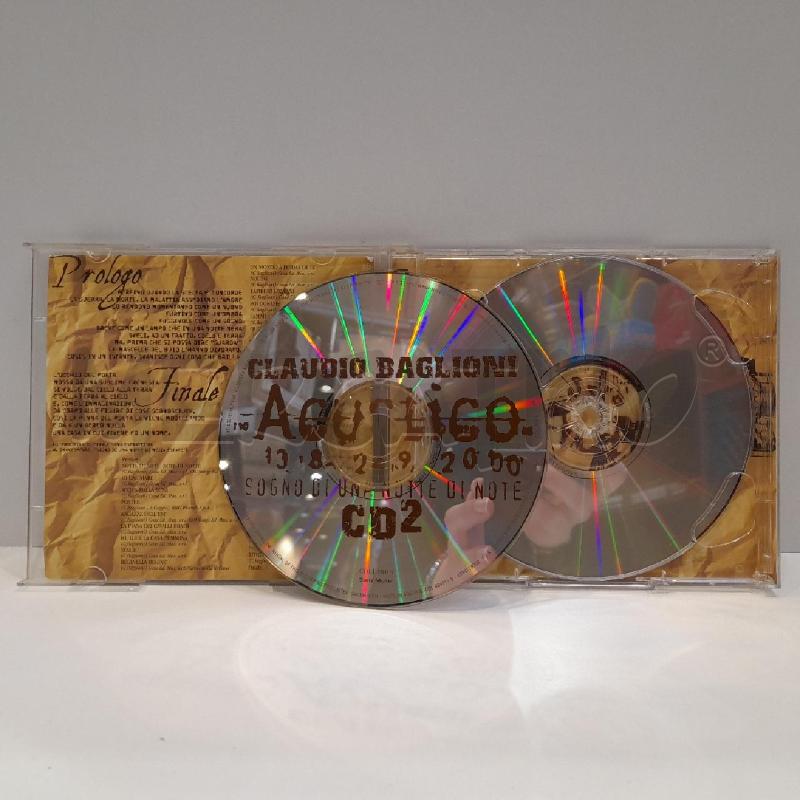 CD CLAUDIO BAGLIONI ACUSTICO 13/8-22/9 2000 SOGNO DI UNA NOTTE DI NOTE | Mercatino dell'Usato Roma re di roma 4