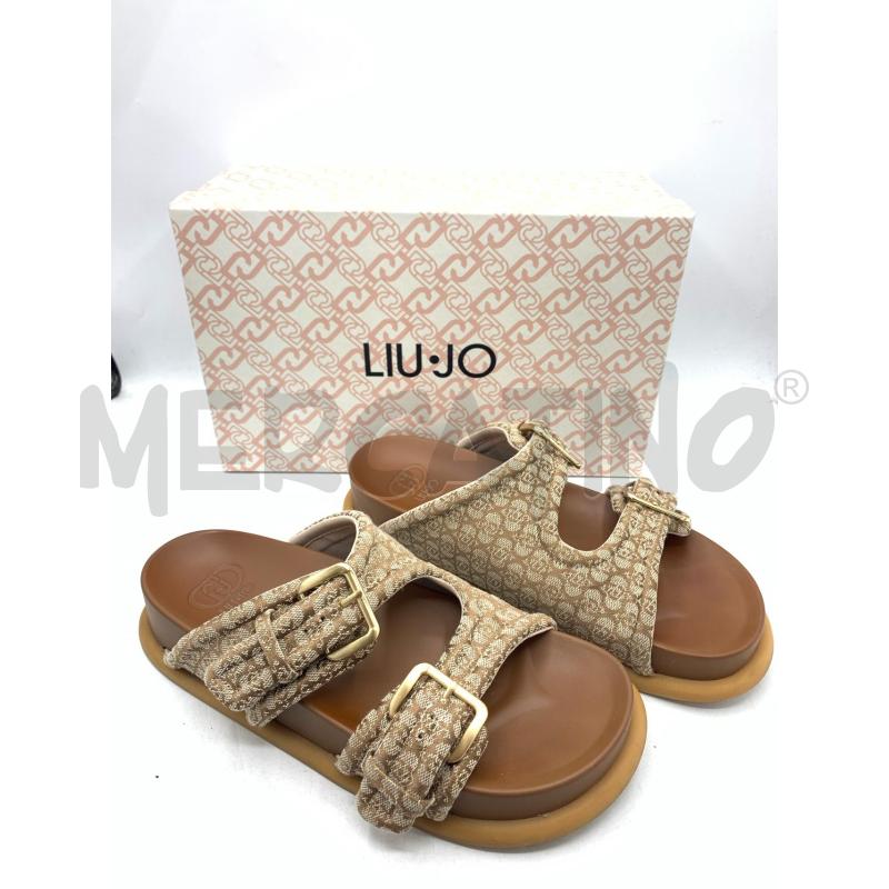 CIABATTE LIU JO LOREN 09 BEIGE MONOGRAM | Mercatino dell'Usato Roma re di roma 1