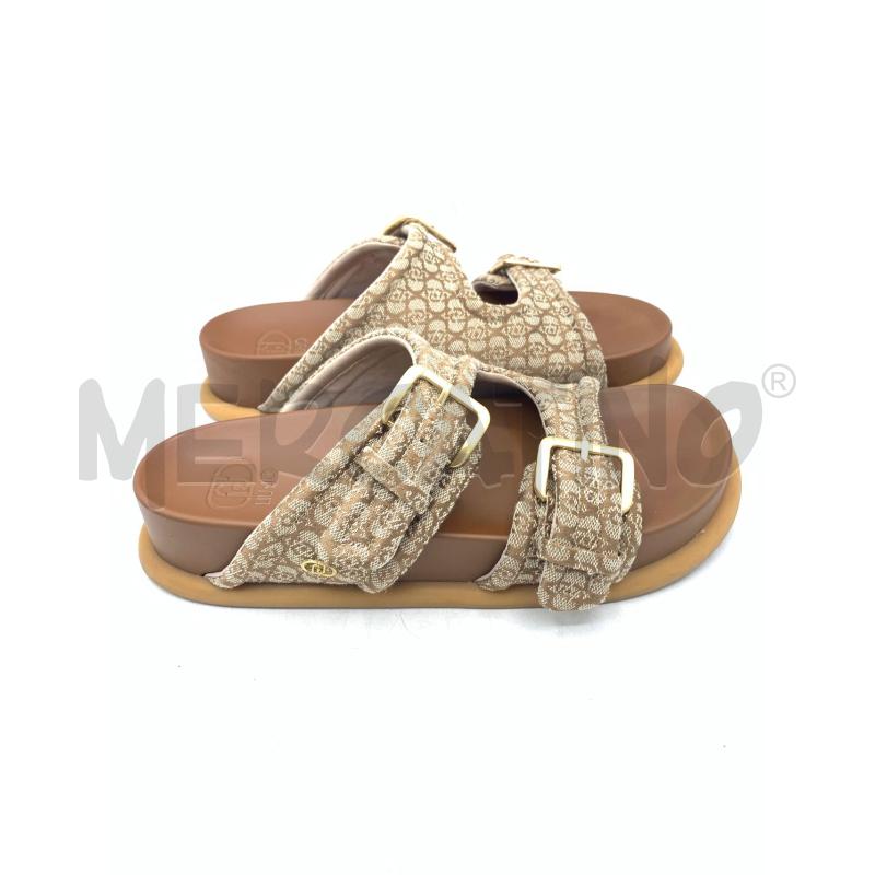 CIABATTE LIU JO LOREN 09 BEIGE MONOGRAM | Mercatino dell'Usato Roma re di roma 3