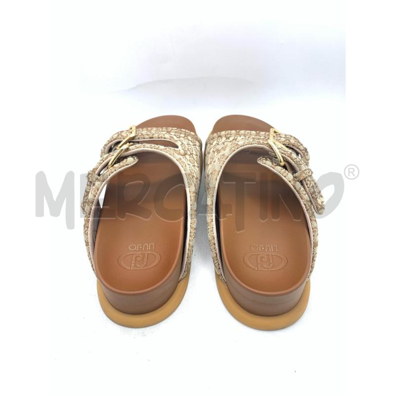 CIABATTE LIU JO LOREN 09 BEIGE MONOGRAM | Mercatino dell'Usato Roma re di roma 4