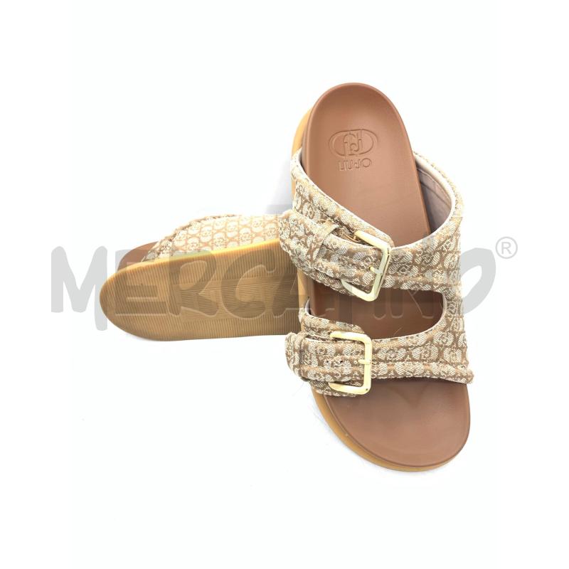 CIABATTE LIU JO LOREN 09 BEIGE MONOGRAM | Mercatino dell'Usato Roma re di roma 5