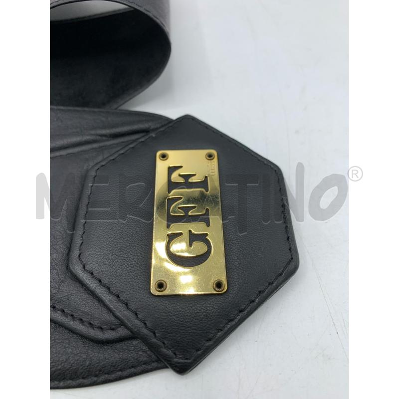 CINTURA DONNA GIANFRANCO FERRE NERO PELLE GOLD | Mercatino dell'Usato Roma re di roma 2