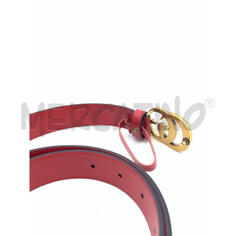 CINTURA DONNA GUCCI BUCKLE ROSS LEATH FIBBIA DORAT PERL | Mercatino dell'Usato Roma re di roma 2