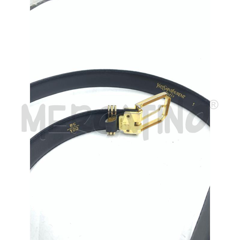 CINTURA DONNA YVES SAINT LAURENT NERO DETT DA RIV | Mercatino dell'Usato Roma re di roma 4