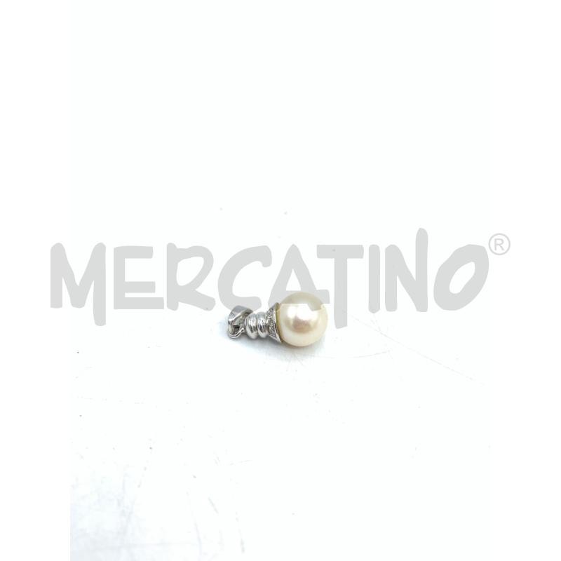 CIONDOLO ARG PERLA DIAMANT | Mercatino dell'Usato Roma re di roma 2