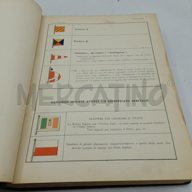 CODICE INETRNAZIONALE DEI SEGNALI 1901 | Mercatino dell'Usato Roma re di roma 5