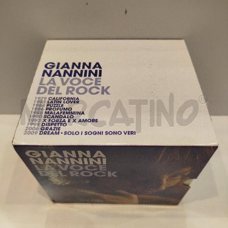 COFANETTO GIANNA NANNINI LA VOCE DEL ROCK COMPLETO 10 CD E 5 LIBRETTI  | Mercatino dell'Usato Roma re di roma 2