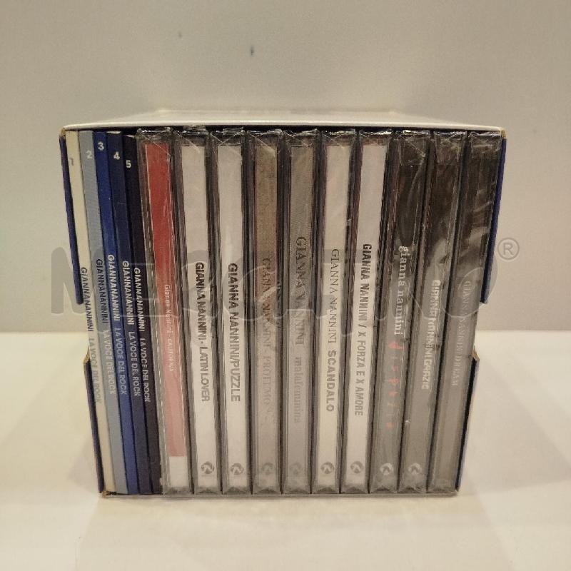 COFANETTO GIANNA NANNINI LA VOCE DEL ROCK COMPLETO 10 CD E 5 LIBRETTI  | Mercatino dell'Usato Roma re di roma 4