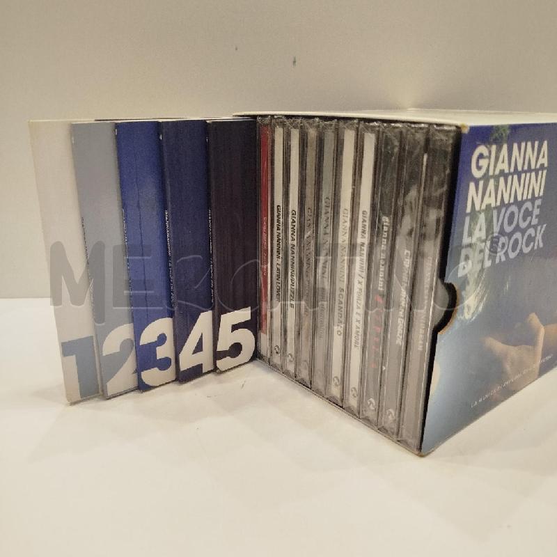 COFANETTO GIANNA NANNINI LA VOCE DEL ROCK COMPLETO 10 CD E 5 LIBRETTI  | Mercatino dell'Usato Roma re di roma 5