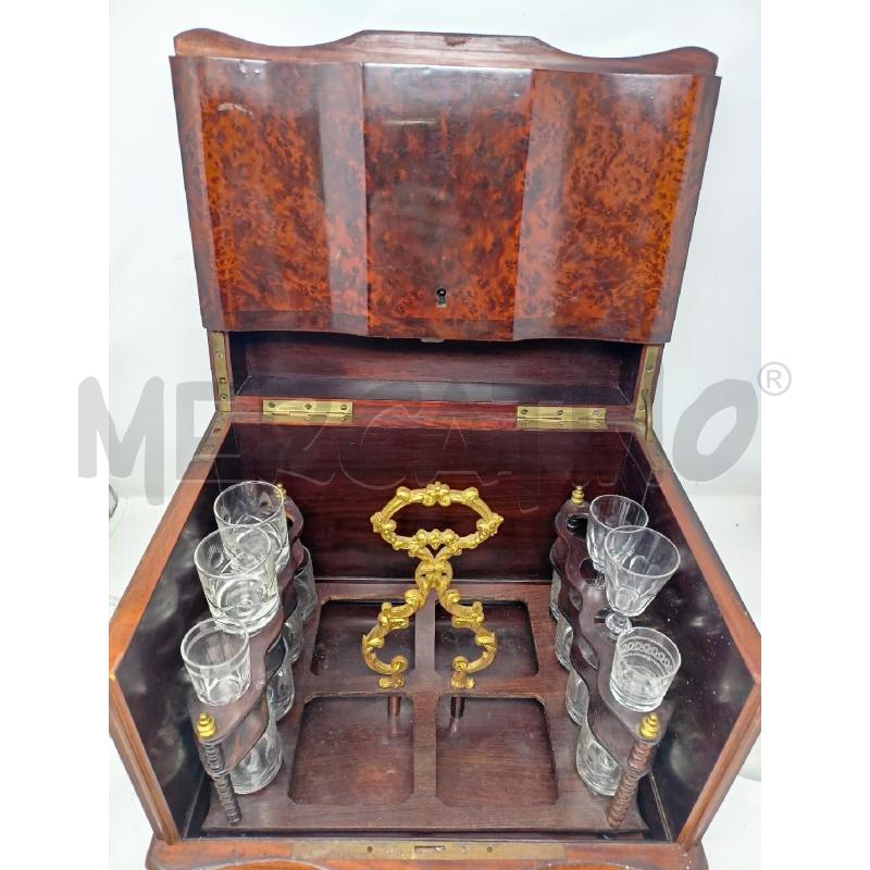 COFANETTO PORTA SET DA BAR NAPOLEONE III RADICA DIFETTO | Mercatino dell'Usato Roma re di roma 4