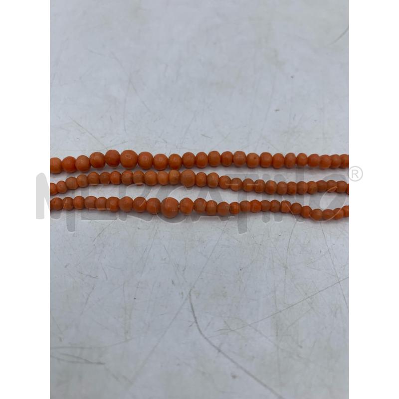 COLLANA ARG FILI CORALL | Mercatino dell'Usato Roma re di roma 4