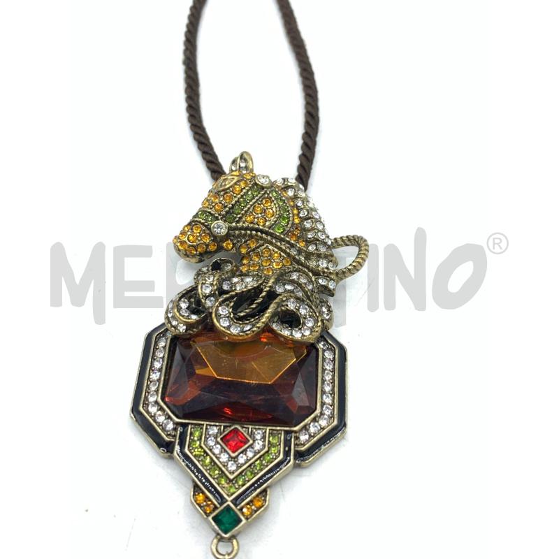 COLLANA HEIDIK9 DETT CAVALLO SWAROVSKI PERLA | Mercatino dell'Usato Roma re di roma 2