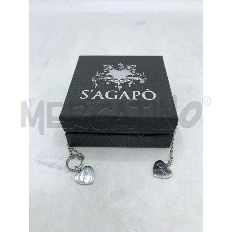 COLLANA SAGAPO' ACCIAIO CUORI  | Mercatino dell'Usato Roma re di roma 5