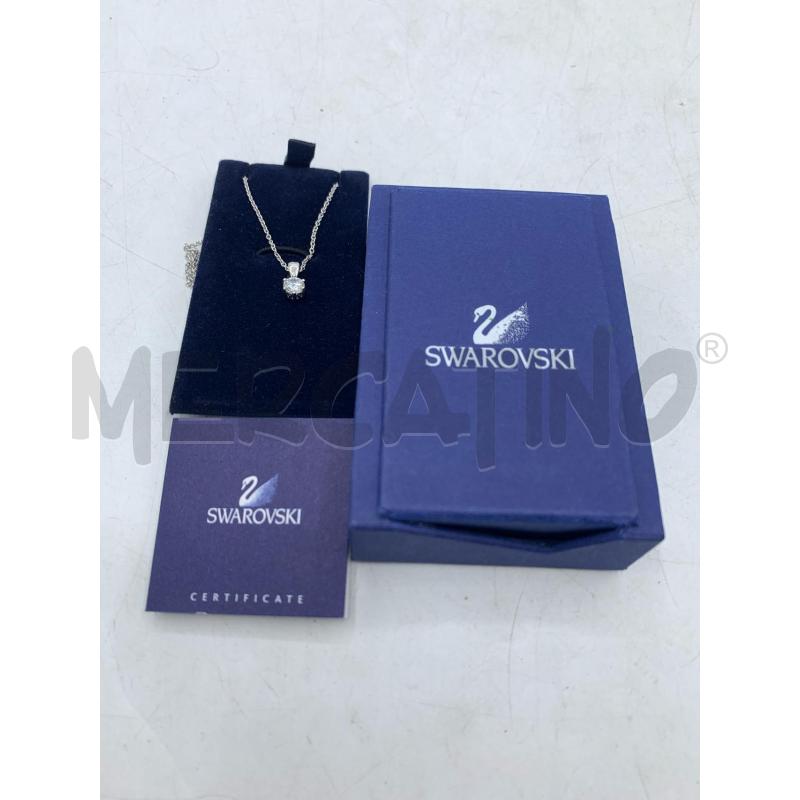 COLLANA SWAROVSKI PENDENTE PUNTO LUCE | Mercatino dell'Usato Roma re di roma 1