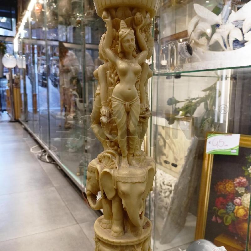 COLONNA ALTO RILIEVO BIANCA INT ELEFANT DONNA DRAGO TIP ORIENTAL | Mercatino dell'Usato Roma re di roma 5