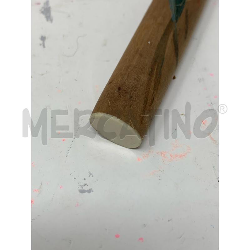 COLTELLINO KATANA FODERA LEGNO DISEGNO FOGLIA VERDE AZZURRA  | Mercatino dell'Usato Roma re di roma 4