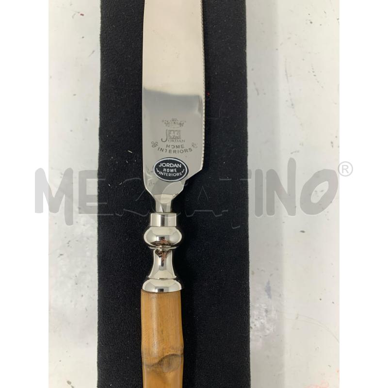 COLTELLO GRANDE JORDAN SHEFFIELD MANICO BAMBOO  | Mercatino dell'Usato Roma re di roma 3