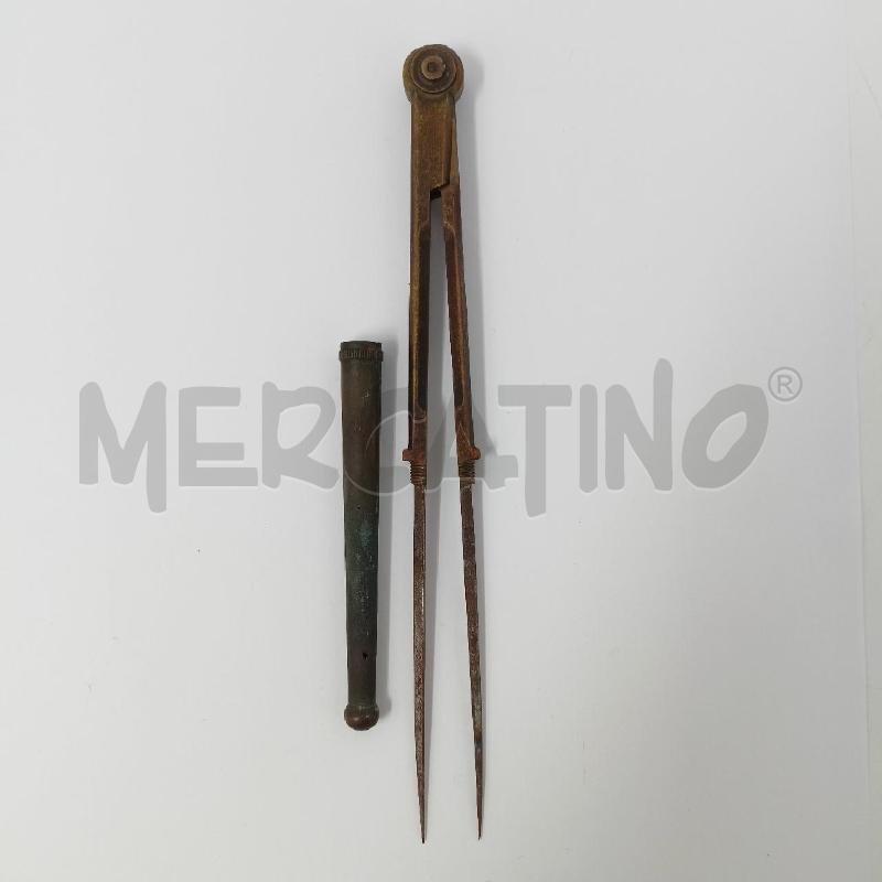COMPASSO ANTICO BRONZO EPOCA | Mercatino dell'Usato Roma re di roma 1