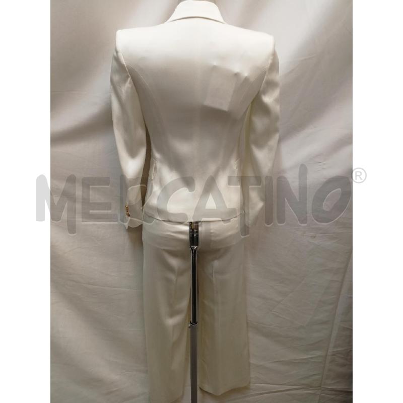 COMPLETO BALMAIN BIANCO BOTTONI GOLD | Mercatino dell'Usato Roma re di roma 4