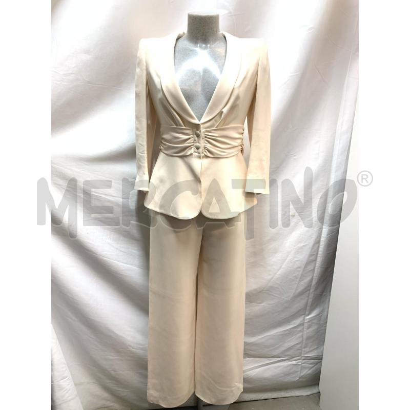COMPLETO DONNA ARMANI COLLEZIONI PANNA FASCIA VITA | Mercatino dell'Usato Roma re di roma 1