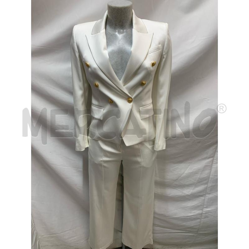 COMPLETO DONNA BALMAIN BIANCO  | Mercatino dell'Usato Roma re di roma 1