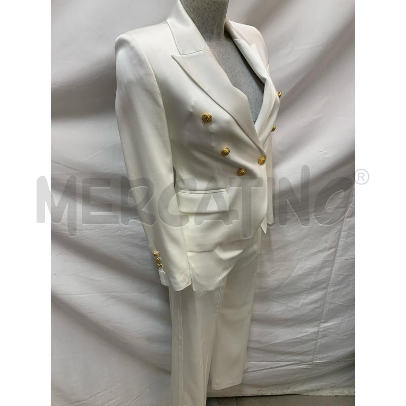 COMPLETO DONNA BALMAIN BIANCO  | Mercatino dell'Usato Roma re di roma 2