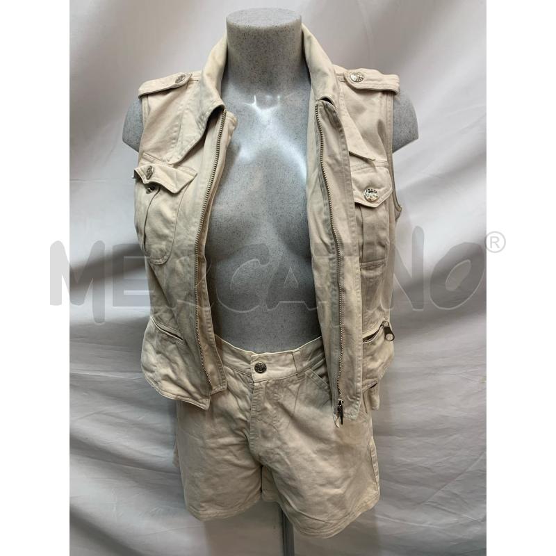 COMPLETO DONNA DOLCE&GABBANA BEIGE SMANICAT SHORT | Mercatino dell'Usato Roma re di roma 2