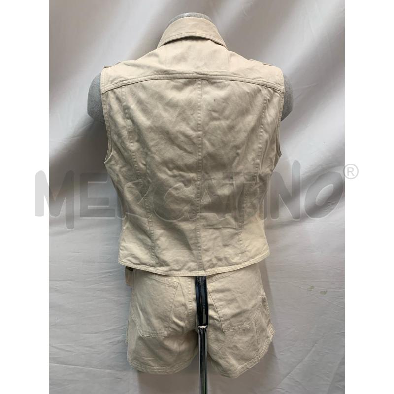 COMPLETO DONNA DOLCE&GABBANA BEIGE SMANICAT SHORT | Mercatino dell'Usato Roma re di roma 3