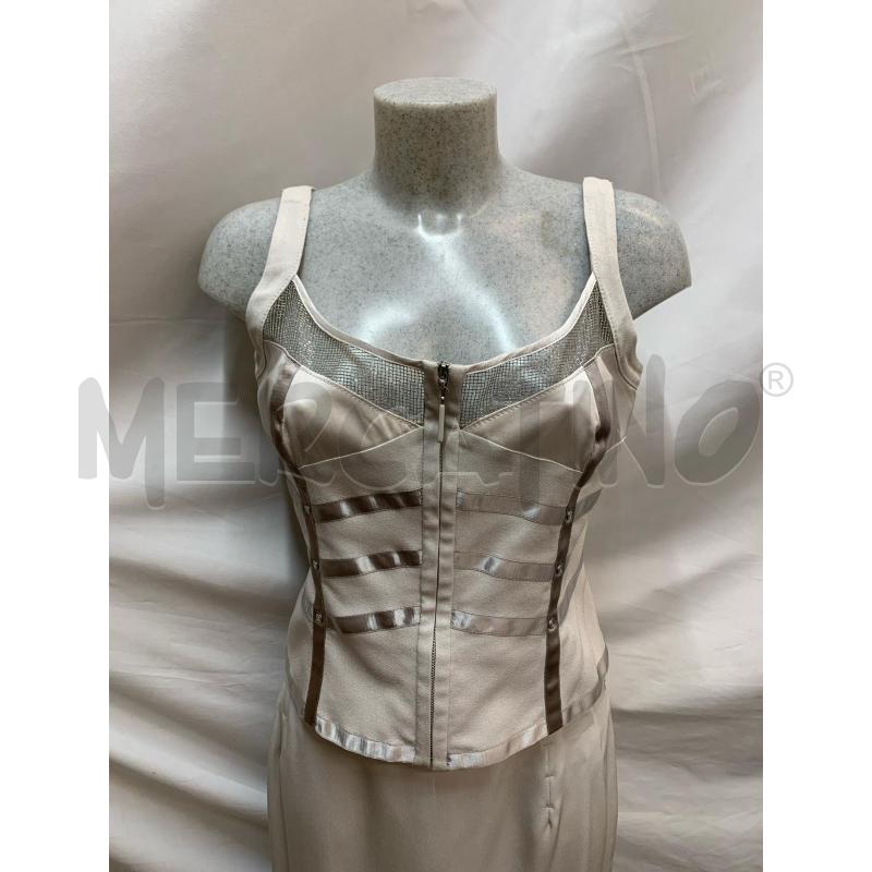 COMPLETO DONNA GATTINONI GRIGIO DETT ARGENTO  | Mercatino dell'Usato Roma re di roma 2