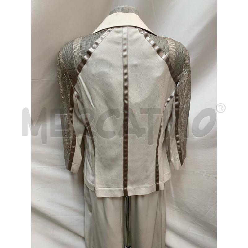 COMPLETO DONNA GATTINONI GRIGIO DETT ARGENTO  | Mercatino dell'Usato Roma re di roma 3