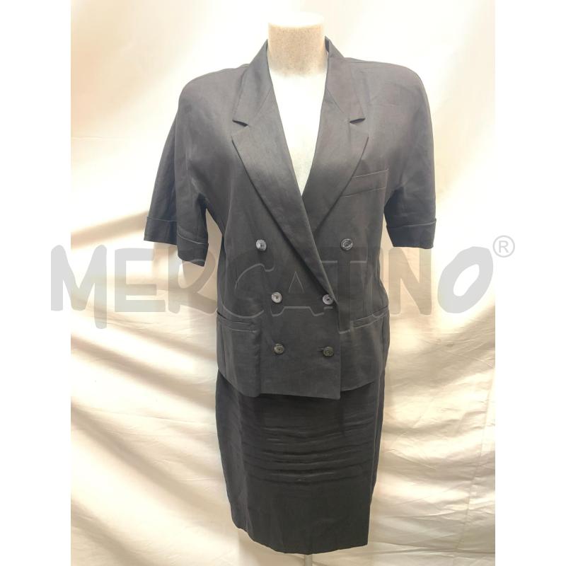 COMPLETO DONNA MAX MARA NERO LINO | Mercatino dell'Usato Roma re di roma 1