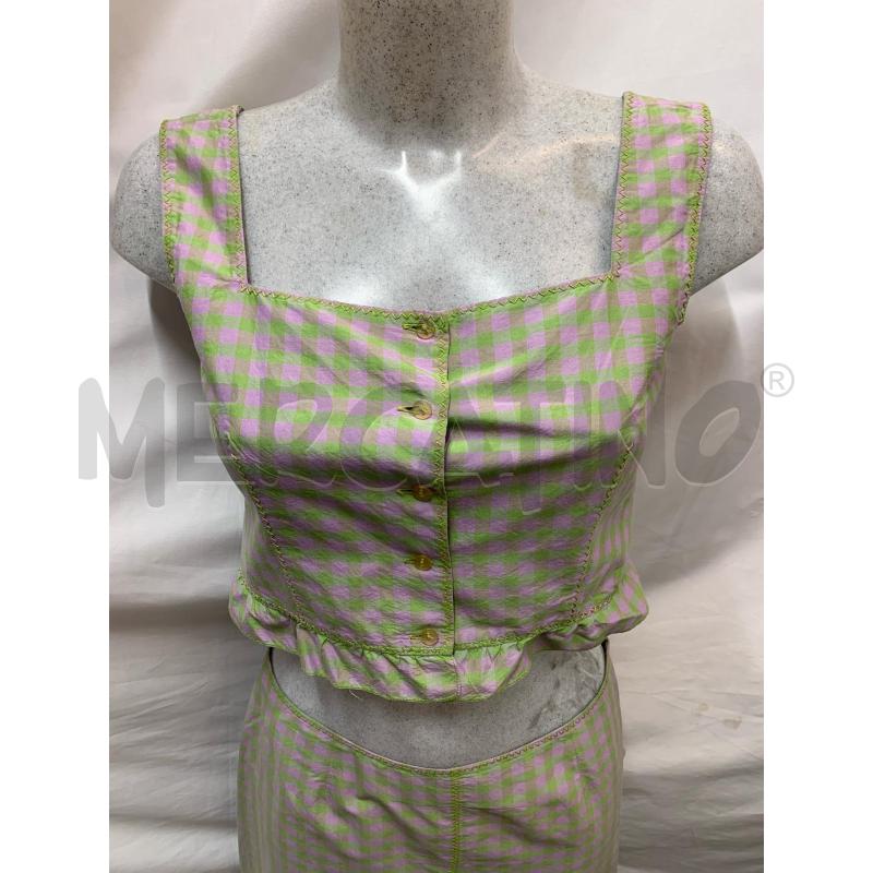 COMPLETO DONNA PHILOSOPHY ALBERTA FERRETTI QUADR VERD LILLA | Mercatino dell'Usato Roma re di roma 4