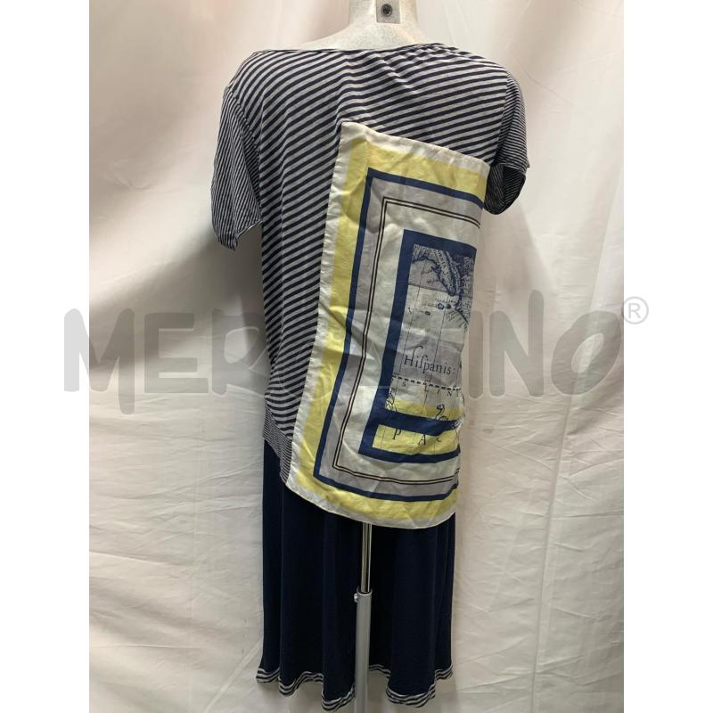 COMPLETO DONNA PIANURA STUDIO BLU FANTAS RIGHE | Mercatino dell'Usato Roma re di roma 3